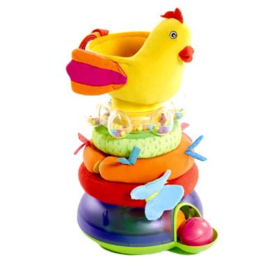 Лот: 5145107. Фото: 1. Пирамидка-курочка Tiny Love. Развивающие