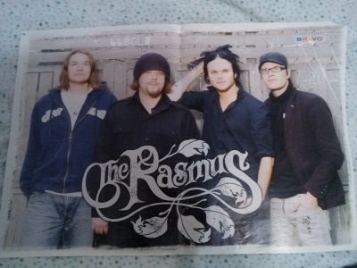 Лот: 6722054. Фото: 1. постер плакат Rasmus. Наклейки, карточки, вкладыши