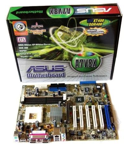 Лот: 1485241. Фото: 1. Asus A7V8X USB 2.0. Материнские платы