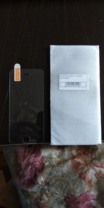 Лот: 16226198. Фото: 1. защитное стекло iPhone5. Дисплеи, дисплейные модули, тачскрины