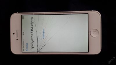 Лот: 5846399. Фото: 1. Iphone 5 16 gb серебряный серебро... Смартфоны