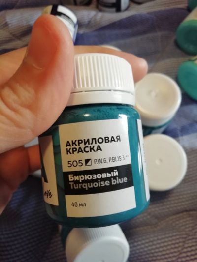 Лот: 16037106. Фото: 1. Краска акриловая новая 40 мл... Краски, карандаши, мелки