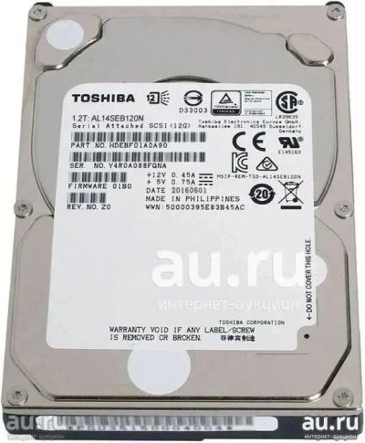Лот: 18602261. Фото: 1. Жесткий диск SAS 1,2Tb 1200Gb... Жёсткие диски (HDD)
