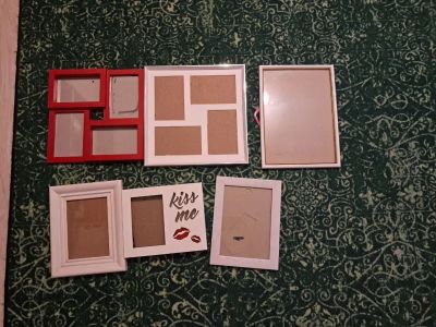 Лот: 25885633. Фото: 1. Фоторамки пакетом. Фоторамки, фотоальбомы
