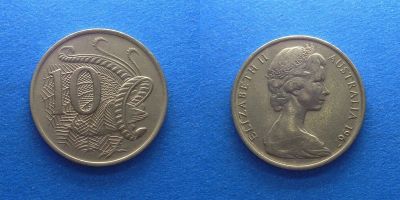 Лот: 15928947. Фото: 1. Австралия 10 центов 1967. Австралия и Океания
