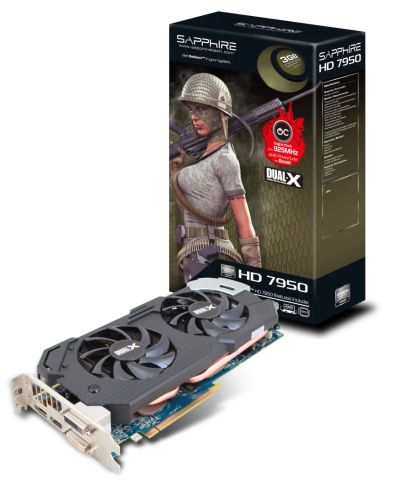 Лот: 9608434. Фото: 1. Hd 7950 sapphire dual x аналог... Видеокарты