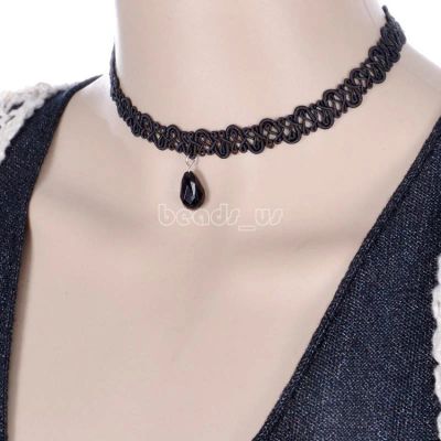 Лот: 8409379. Фото: 1. Колье. Черная капля.1. Колье