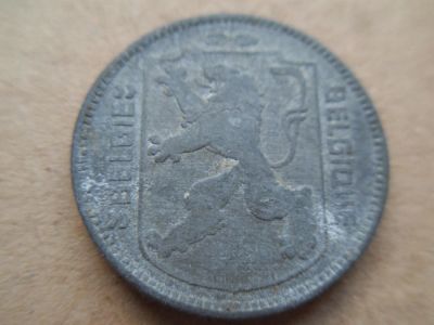 Лот: 6717235. Фото: 1. Бельгия 1 франк 1942 belgie-belgique. Европа