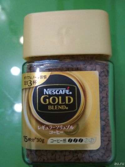 Лот: 13755029. Фото: 1. Кофе Nescafe GOLD Blend. Чай, кофе, какао