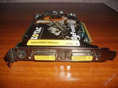 Лот: 857869. Фото: 1. PCI-E GeForce 8600 GTS Zotac 256Mb... Видеокарты