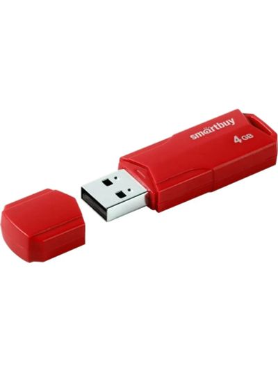Лот: 19091502. Фото: 1. Флешка USB 2.0 4Gb SmartBuy Clue... USB-флеш карты