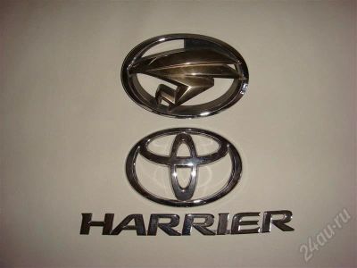 Лот: 670449. Фото: 1. Шильдики на Toyota Harrier с 2003... Кузов