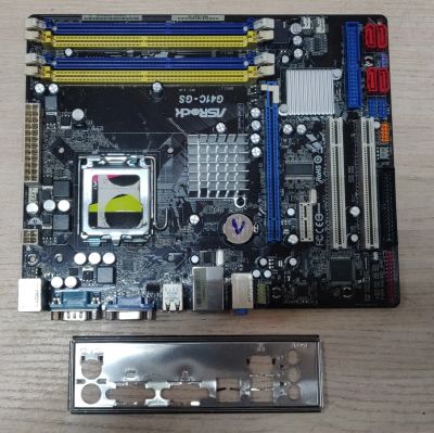 Лот: 20562054. Фото: 1. Мат. плата ASRock G41C-GS/mATX... Материнские платы
