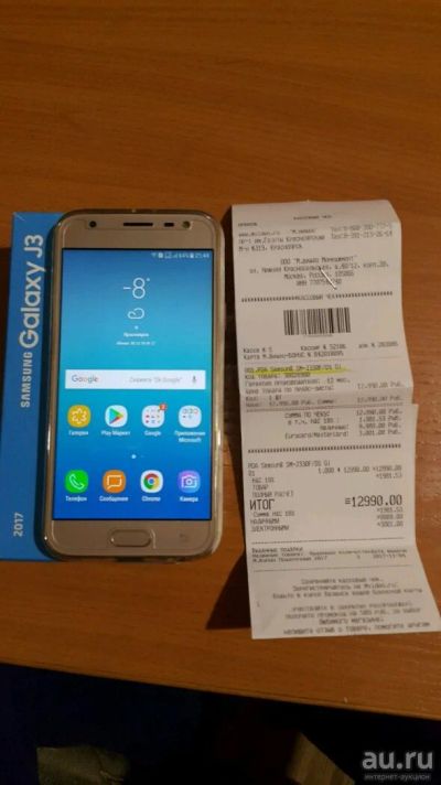 Лот: 10724553. Фото: 1. Samsung Galaxy j3 2017 куплен... Смартфоны