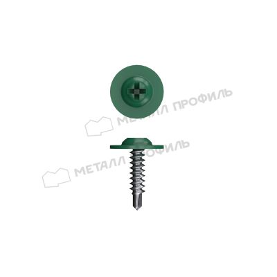 Лот: 24029033. Фото: 1. Саморез 4,2х16 RAL 6005 (зеленый... Крепёж
