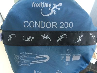 Лот: 7731944. Фото: 1. Спальный мешок Freetime Condor... Спальные мешки, надувные кровати, коврики туристические