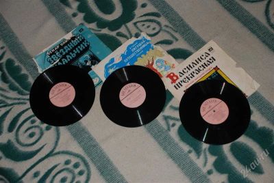 Лот: 797005. Фото: 1. виниловые пластинки сказки (3... Аудиозаписи