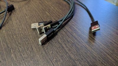 Лот: 14483447. Фото: 1. Магнитные USB провода. Дата-кабели, переходники