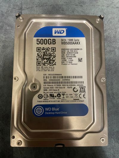 Лот: 25765238. Фото: 1. Жесткий диск 500GB HDD 3.5”. Жёсткие диски (HDD)