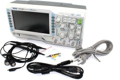 Лот: 25622996. Фото: 1. Осциллограф Rigol DS1202Z-E 200mhz. Радиолюбительский инструмент