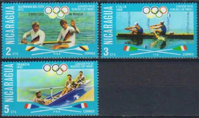 Лот: 20822545. Фото: 1. 1976. Никарагуа. Олимпийские игры... Марки