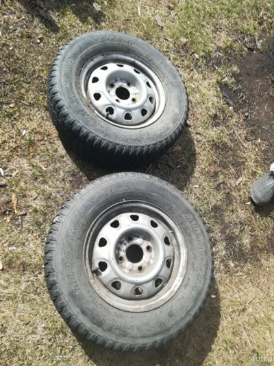 Лот: 13680963. Фото: 1. шины на дисках 205/70R14 4*114... Шины на дисках