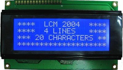 Лот: 7323908. Фото: 1. LCD 2004А Arduino ЖК синий экран... Микроконтроллеры