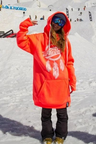 Лот: 12490685. Фото: 1. Худи WildVest Dreamcatcher Orangeneon... Зимняя спортивная одежда