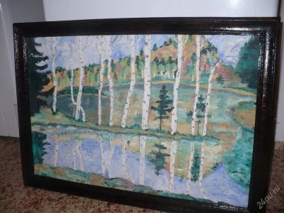 Лот: 96331. Фото: 1. картина масло, холст. Картины, гравюры