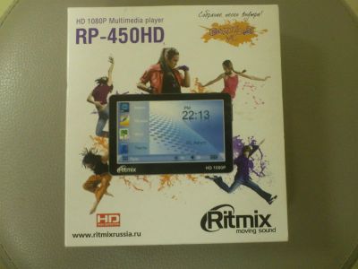 Лот: 3235315. Фото: 1. Ritmix RF-450HD 8GB. Плееры