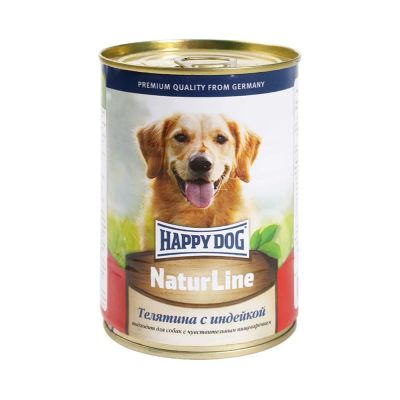 Лот: 10400196. Фото: 1. корм Happy Dog Для Собак Телятина... Корма