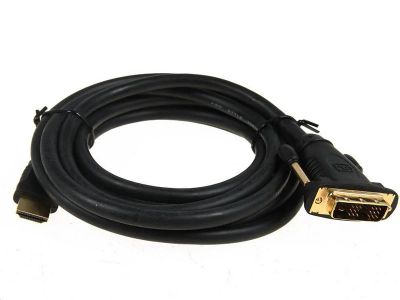 Лот: 5890681. Фото: 1. Кабель HDMI (M) - DVI (M),1.8... Шлейфы, кабели, переходники