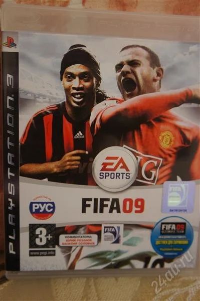 Лот: 1122080. Фото: 1. Игра для PS3. FIFA 09. Игры для консолей