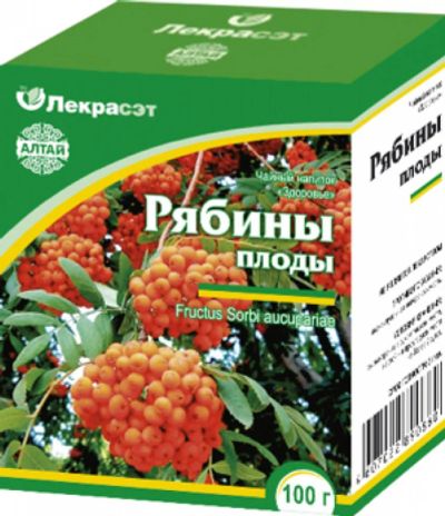 Лот: 7009067. Фото: 1. Рябина плоды, 75г. Антисептики, защитные средства, медицинские маски