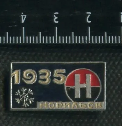 Лот: 24890168. Фото: 1. (№ 4262) значки Норильск. Сувенирные
