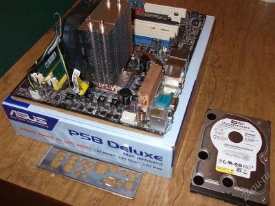 Лот: 1435070. Фото: 1. P5B Deluxe LGA775\Core 2 Duo E5300... Материнские платы