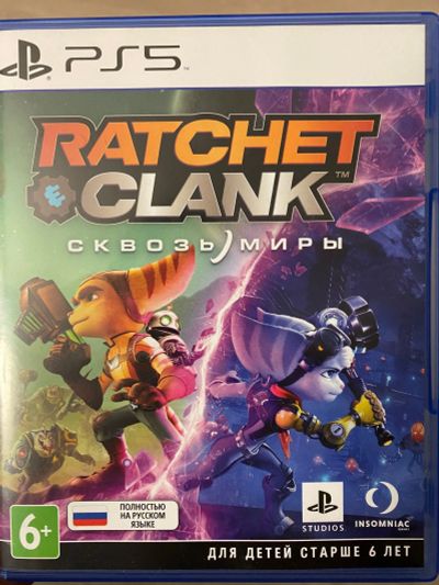 Лот: 18613458. Фото: 1. Ratchet and clank сквозь миры... Игры для консолей