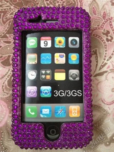 Лот: 2494148. Фото: 1. Чехол со стразами для Apple iPhone... Чехлы, бамперы