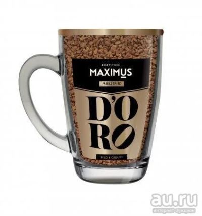 Лот: 13691055. Фото: 1. Кофе в кружке "DORO" 70гр субл... Чай, кофе, какао