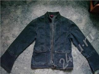 Лот: 395613. Фото: 1. джинсовка с рубля р-р 42-44. Пиджаки, жакеты, жилеты