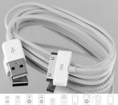 Лот: 275457. Фото: 1. USB кабель от iPod. Шнуры, кабели, разъёмы