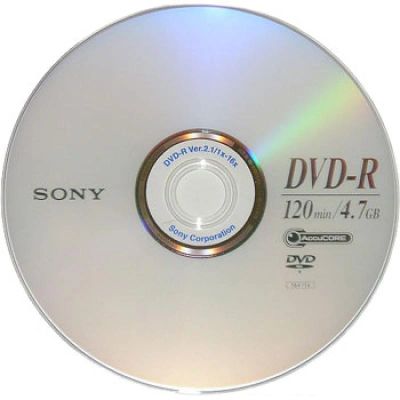 Лот: 8801493. Фото: 1. Диск Sony DVD-R 4.7Gb 16x 1шт. CD, DVD, BluRay