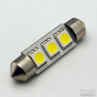 Лот: 14405500. Фото: 1. Лампа светодиодная C5W 36mm 3... Оптика и освещение