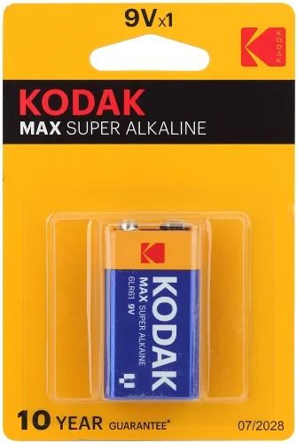 Лот: 24529389. Фото: 1. Батарейки Kodak Мax 6LR61-1BL... Батарейки, аккумуляторы, элементы питания