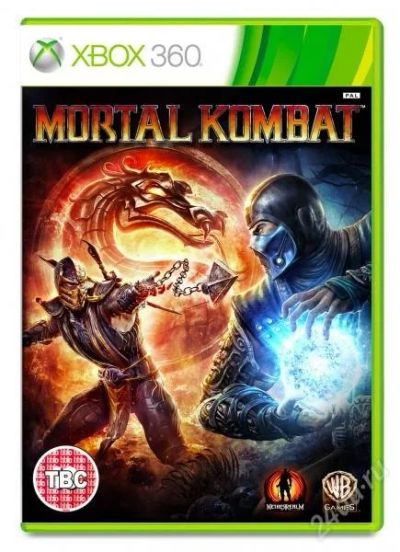 Лот: 2054653. Фото: 1. mortal combat 9 на xbox 360. Игры для консолей