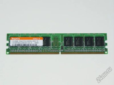 Лот: 5683872. Фото: 1. 256MB DDR2 (1RX8), PC2-3200U-333-10. Оперативная память