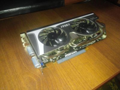 Лот: 4242717. Фото: 1. MSI N460 GTX HAWK 780/3600 MHz... Видеокарты