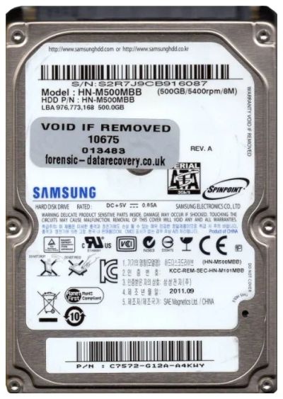 Лот: 3724220. Фото: 1. Жесткий диск Samsung HN-M500MBB. Жёсткие диски (HDD)