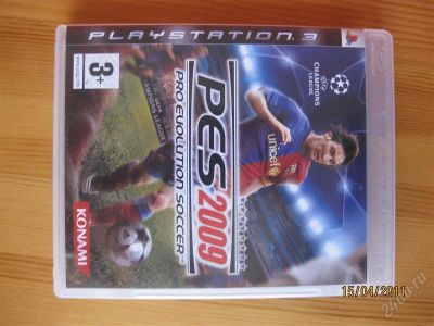 Лот: 904159. Фото: 1. диск на PS 3 PES 2009. Игры для консолей