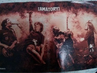 Лот: 6013393. Фото: 1. Постер плакат Amatory. Наклейки, карточки, вкладыши